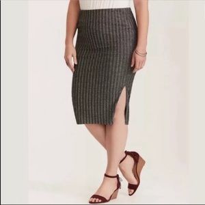 BOGO • Torrid • Metallic Knit Skirt